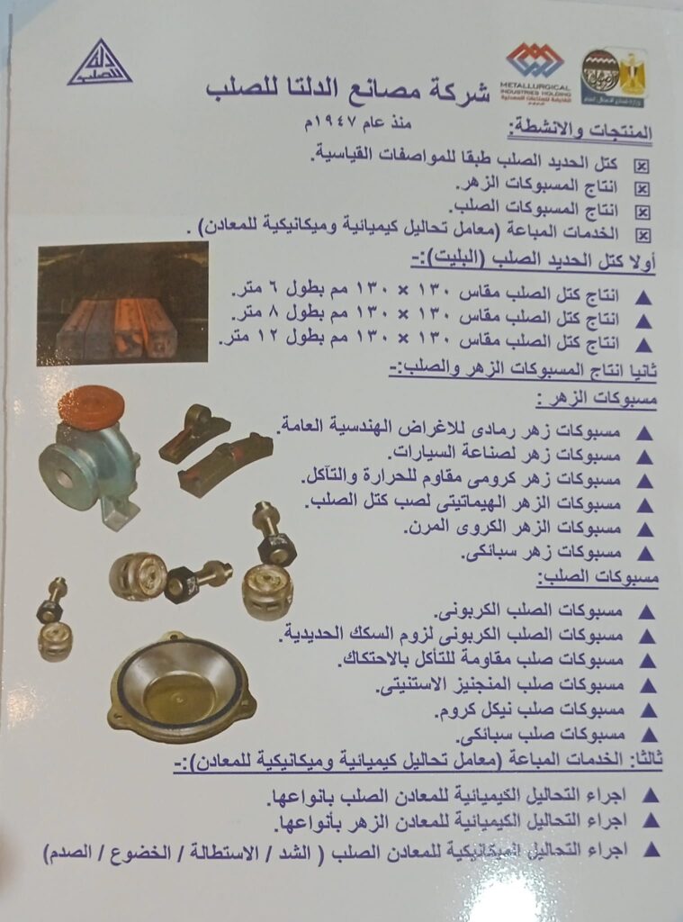بالصورالدلتا للصلب تشارك بالملتقي والمعرض الدولي للصناعه فى مركز مصر للمعارض الدولية بالتجمع 8 397583590 820478170085525 9000611571121132347 n