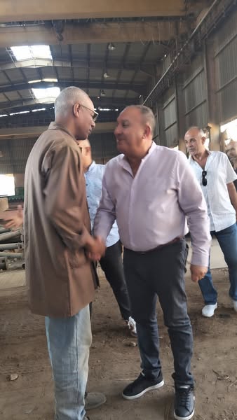 بالصور/ رئيس شركه النصر لصناعه المواسير الصلب يتفقد مواقع الشركه ويحث العاملين على بذل مزيد من الجهد من اجل النهوض بالشركه 8 547219094 1353216416809072 1602035225545135098 n