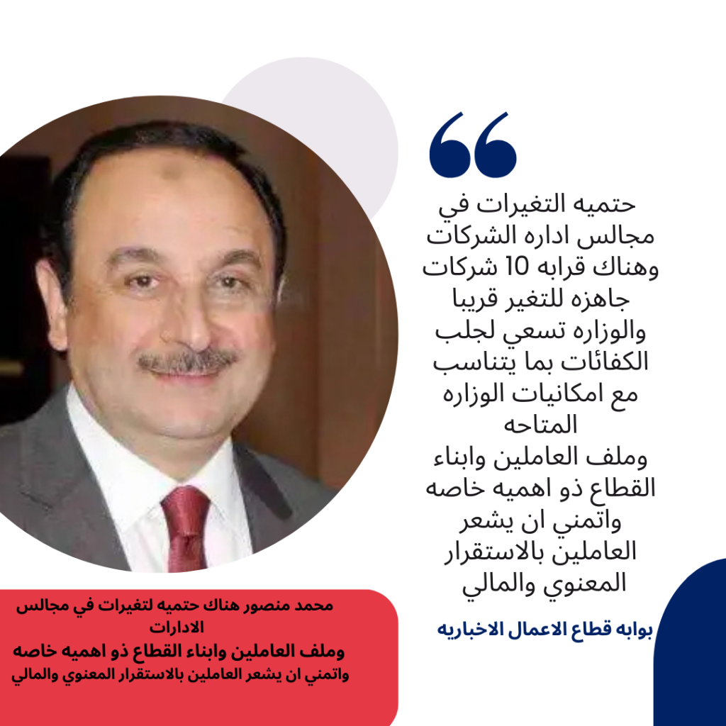 محمد منصور/ أستمرار وزير قطاع الاعمال م - محمد شيمي في منصبه لولايه ثانيه في الحكومه القادمه لاستكمال مسيره الانجازات 4 Red and Blue Modern Elegant Brand Manager Testimonial Instagram Post 5