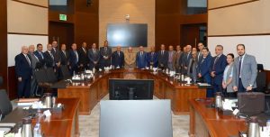 نائب رئيس مجلس الوزراء للشؤون الاقتصادية، اجتماعاً مع قيادات والاعضاء المنتدبين الشركة القابضة للصناعات المعدنية