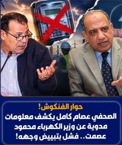 عصام كامل في مقال بعنوان “حوار الفنكوش.. لميس وعصمت” على موقع فيتو: